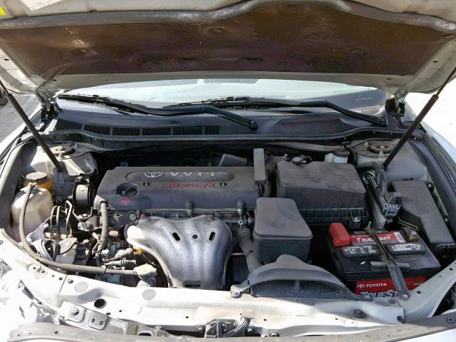 4T1BE46KX7U610142 - 2007 TOYOTA CAMRY NEW SILVER photo 7