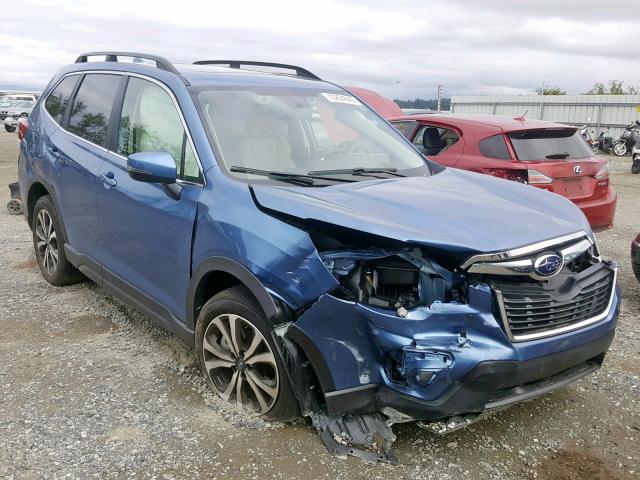 JF2SKAUC0KH502235 - 2019 SUBARU FORESTER L BLUE photo 1