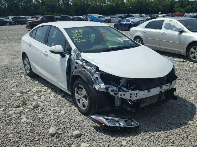 1G1BC5SM8G7255115 - 2016 CHEVROLET CRUZE LS WHITE photo 1