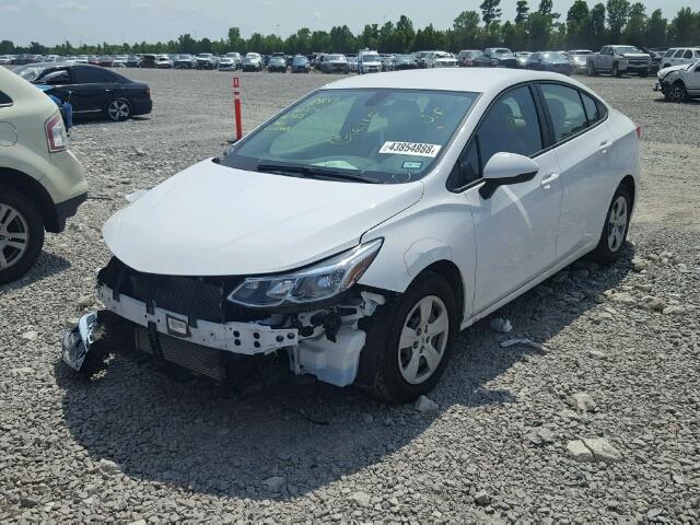 1G1BC5SM8G7255115 - 2016 CHEVROLET CRUZE LS WHITE photo 2