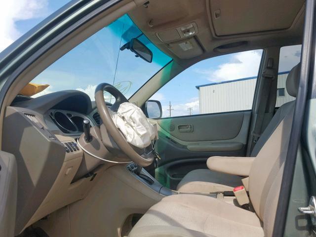 JTEDP21AX60125107 - 2006 TOYOTA HIGHLANDER GREEN photo 5