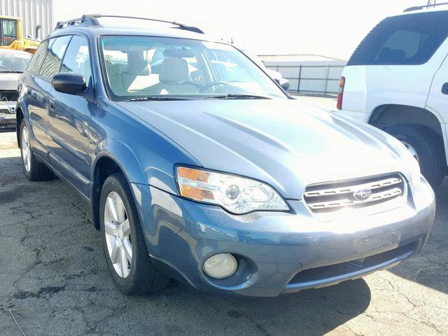 4S4BP61C667340717 - 2006 SUBARU LEGACY OUT BLUE photo 1