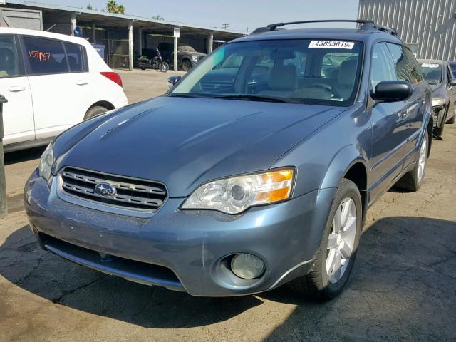 4S4BP61C667340717 - 2006 SUBARU LEGACY OUT BLUE photo 2