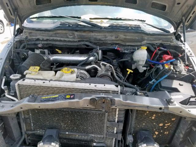 1D7HU16D65J576125 - 2005 DODGE RAM 1500 S GRAY photo 7