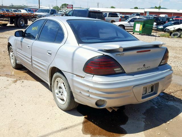 1G2NE52T4XM888495 - 1999 PONTIAC GRAND AM S SILVER photo 3