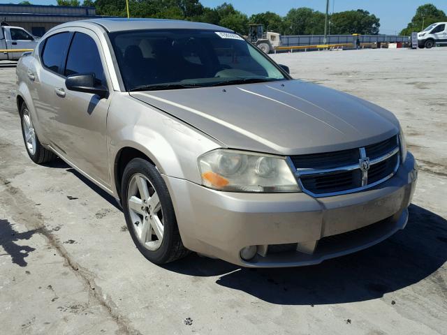 1B3LC56R58N179627 - 2008 DODGE AVENGER SX GOLD photo 1