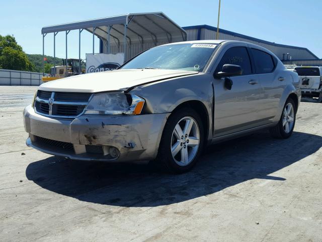 1B3LC56R58N179627 - 2008 DODGE AVENGER SX GOLD photo 2