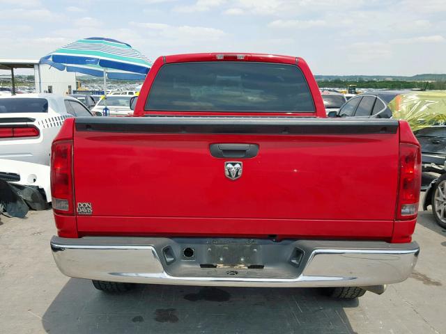 1D7HA16K36J170277 - 2006 DODGE RAM 1500 S RED photo 6