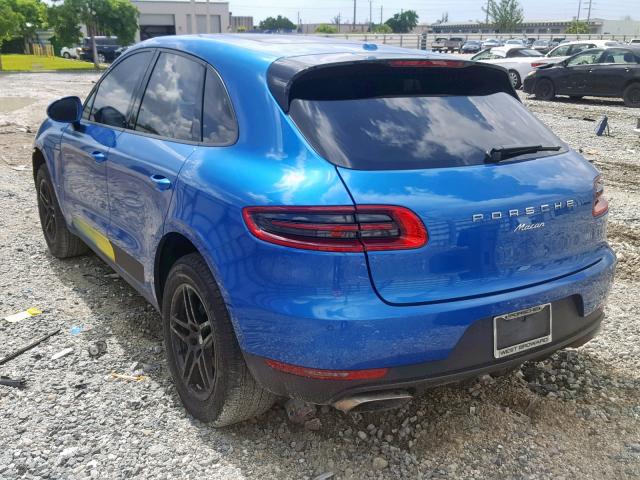 WP1AA2A55JLB18468 - 2018 PORSCHE MACAN BLUE photo 3