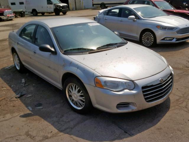 1C3EL46X34N387309 - 2004 CHRYSLER SEBRING LX SILVER photo 1