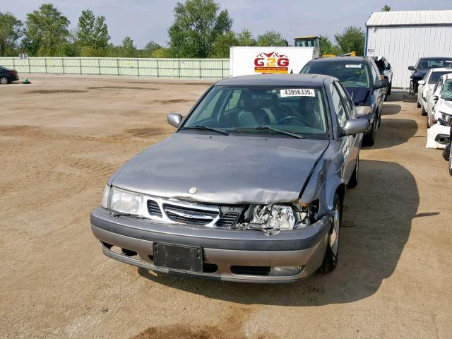 YS3DD58H812047949 - 2001 SAAB 9-3 GRAY photo 2