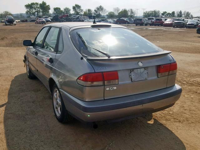 YS3DD58H812047949 - 2001 SAAB 9-3 GRAY photo 3