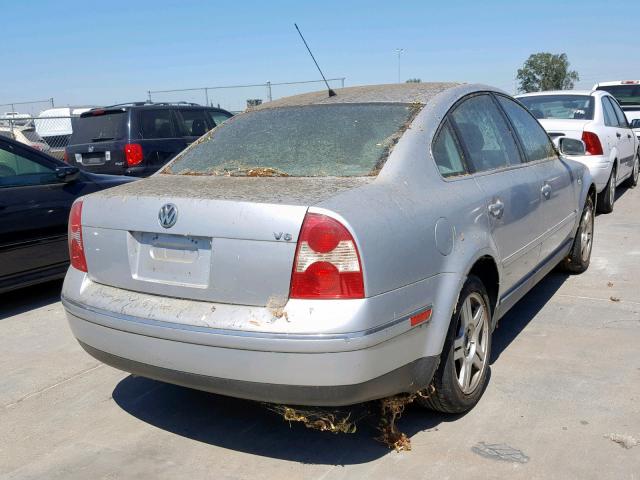 WVWRH63B71P295073 - 2001 VOLKSWAGEN PASSAT GLX SILVER photo 4