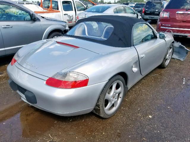 WP0CB29861U660890 - 2001 PORSCHE BOXSTER S SILVER photo 4