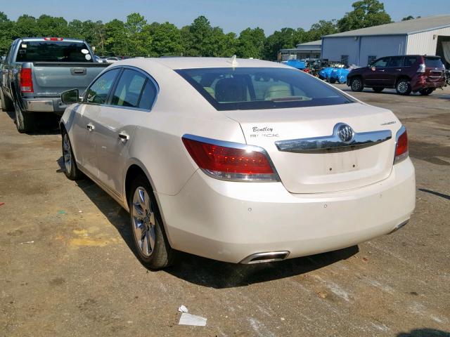 1G4GD5G39CF341488 - 2012 BUICK LACROSSE P WHITE photo 3