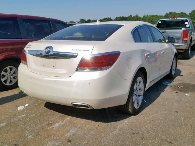 1G4GD5G39CF341488 - 2012 BUICK LACROSSE P WHITE photo 4