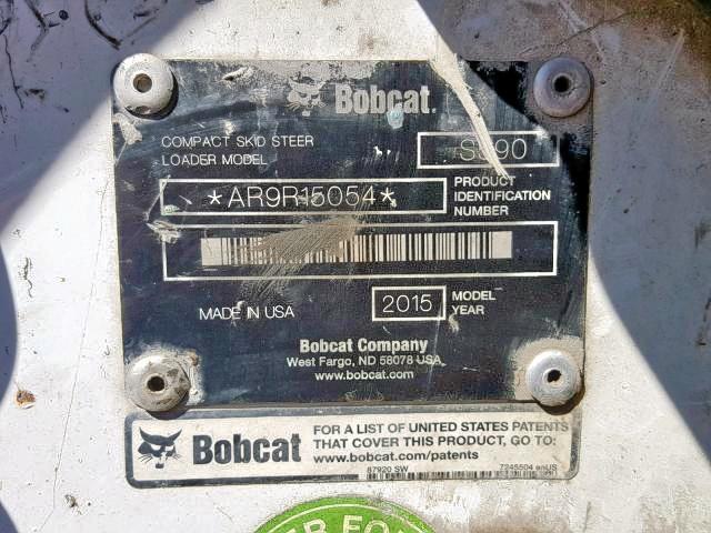 AR9R15054 - 2015 BOBCAT ESCAVATOR TWO TONE photo 10