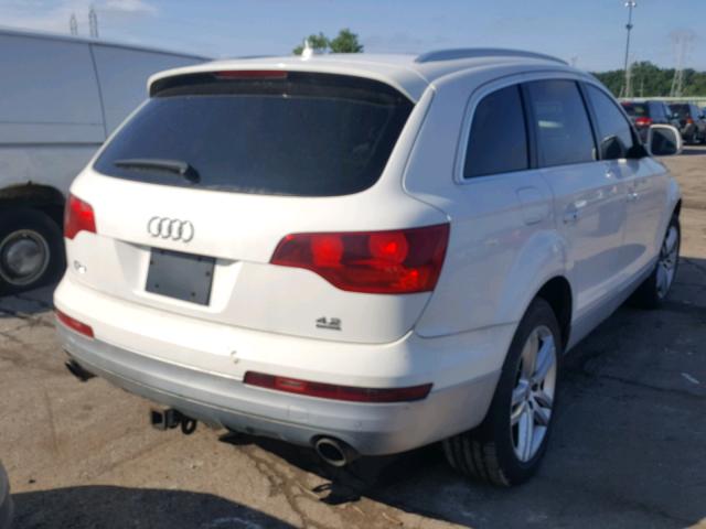 WA1BV74LX8D022626 - 2008 AUDI Q7 4.2 QUA WHITE photo 4