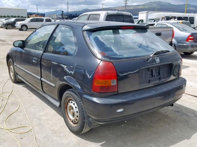 2HGEJ6440TH105996 - 1996 HONDA CIVIC DX BLACK photo 3