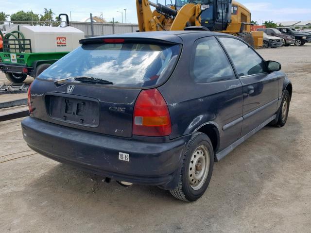 2HGEJ6440TH105996 - 1996 HONDA CIVIC DX BLACK photo 4