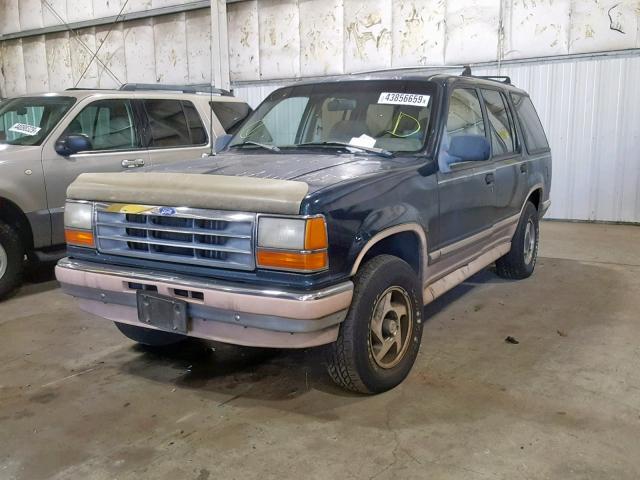 1FMDU34X8PUB23249 - 1993 FORD EXPLORER GREEN photo 2