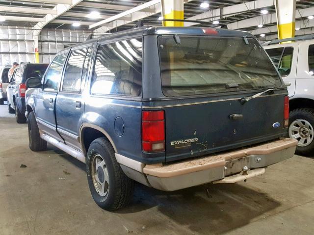 1FMDU34X8PUB23249 - 1993 FORD EXPLORER GREEN photo 3