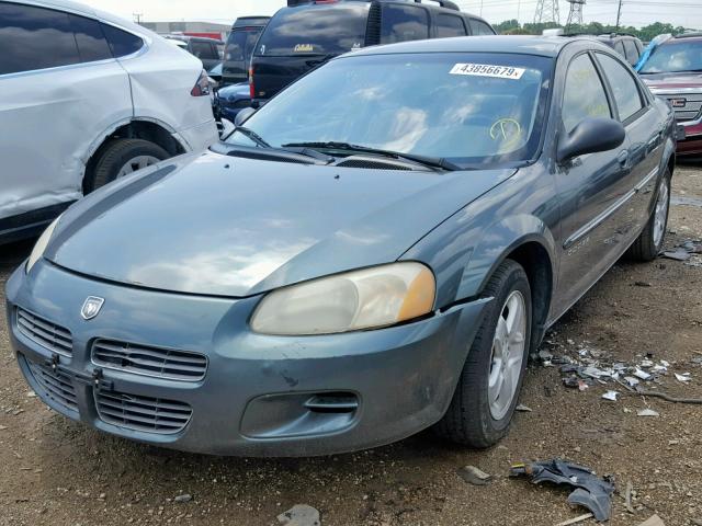 1B3EJ46U51N688989 - 2001 DODGE STRATUS SE GRAY photo 2