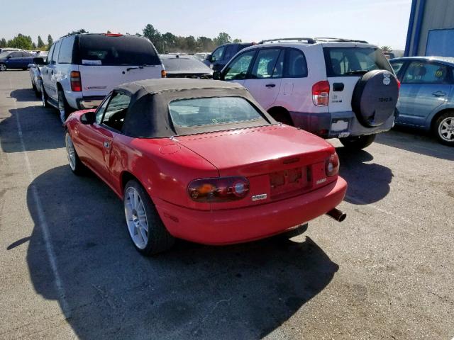 JM1NA3512P0410041 - 1993 MAZDA MX-5 MIATA RED photo 3