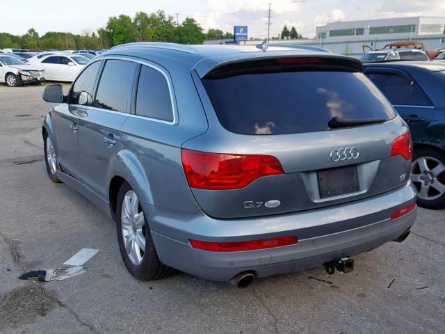 WA1BV74L58D062337 - 2008 AUDI Q7 4.2 QUA BLUE photo 3