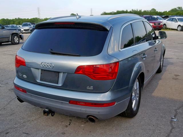 WA1BV74L58D062337 - 2008 AUDI Q7 4.2 QUA BLUE photo 4