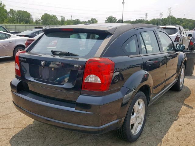 1B3HB48B48D658744 - 2008 DODGE CALIBER SX BLACK photo 4