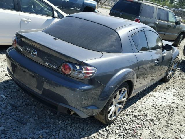 JM1FE173280215764 - 2008 MAZDA RX8 CHARCOAL photo 4