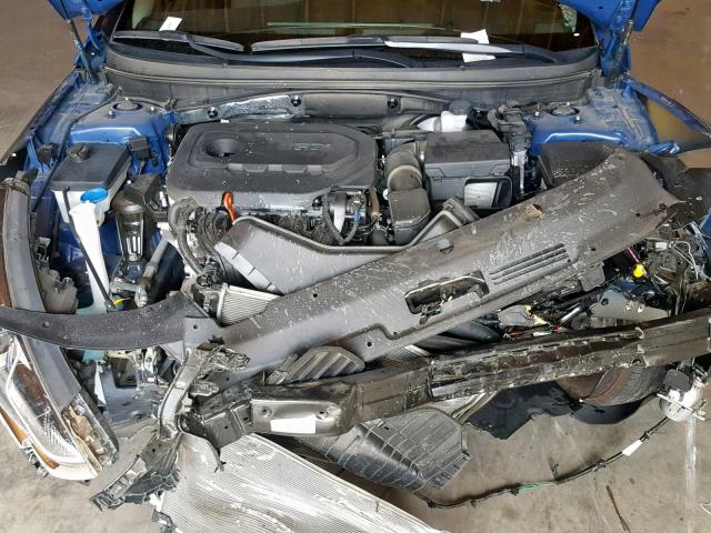 5NPE34AF9JH608207 - 2018 HYUNDAI SONATA SPO BLUE photo 7