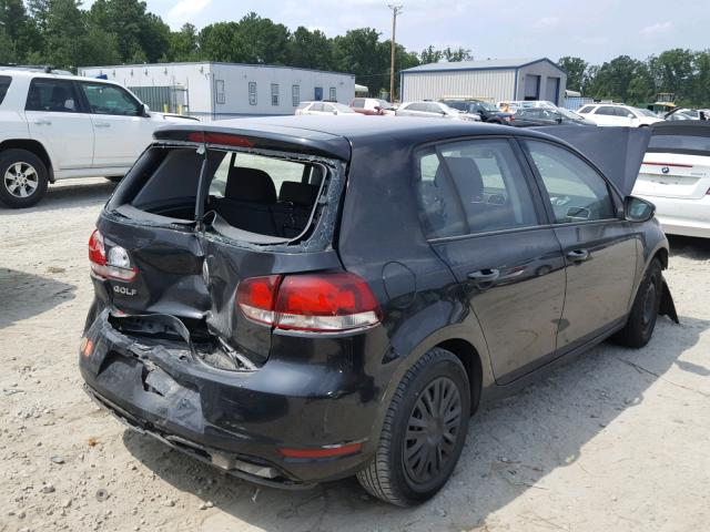 WVWDA7AJ5BW285535 - 2011 VOLKSWAGEN GOLF 黑色 照片 4
