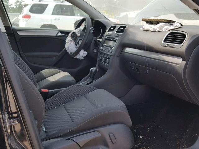 WVWDA7AJ5BW285535 - 2011 VOLKSWAGEN GOLF 黑色 照片 5