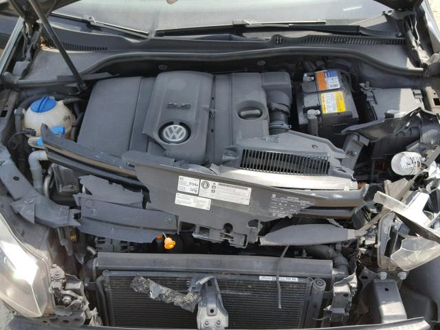 WVWDA7AJ5BW285535 - 2011 VOLKSWAGEN GOLF 黑色 照片 7