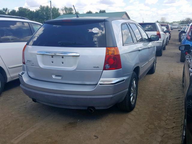 2A8GM68X37R256407 - 2007 CHRYSLER PACIFICA T SILVER photo 4