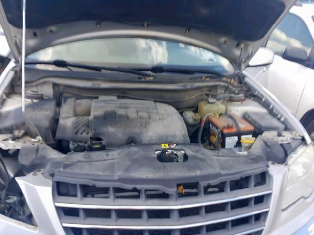 2A8GM68X37R256407 - 2007 CHRYSLER PACIFICA T SILVER photo 7