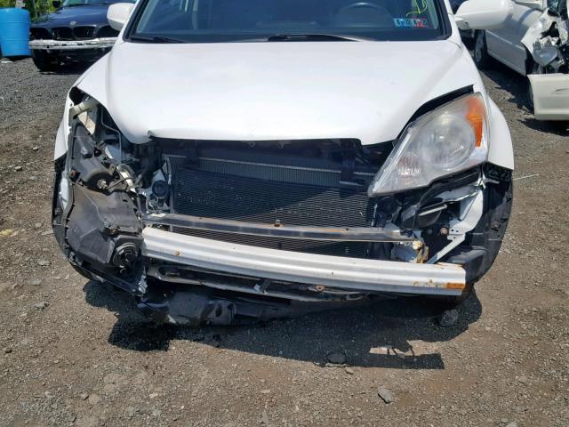 JHLRE48739C014233 - 2009 HONDA CR-V EXL WHITE photo 9