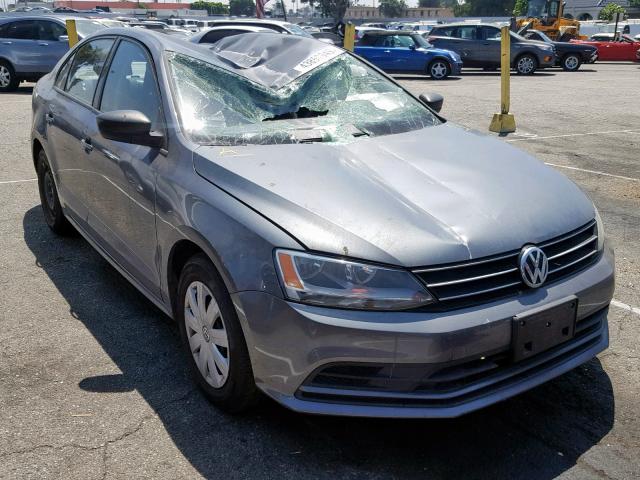 3VW1K7AJXFM310982 - 2015 VOLKSWAGEN JETTA BASE 灰色 照片 1
