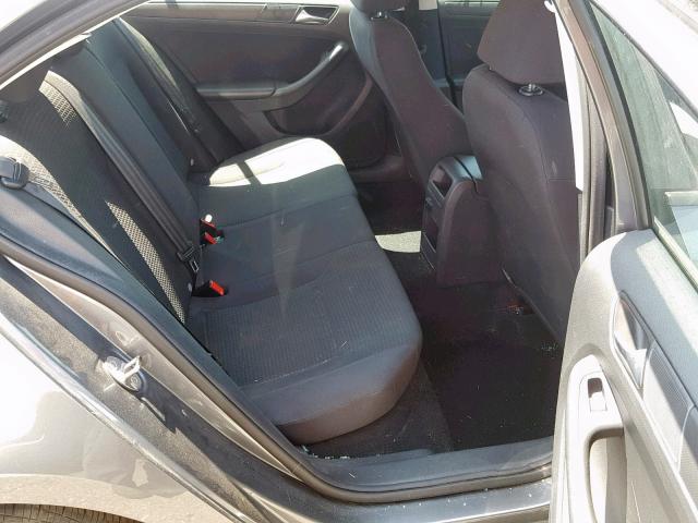 3VW1K7AJXFM310982 - 2015 VOLKSWAGEN JETTA BASE 灰色 照片 6