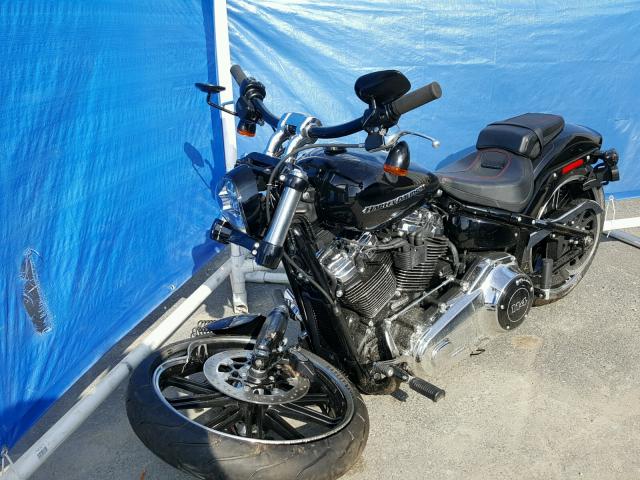 1HD1YHK18JC076842 - 2018 HARLEY-DAVIDSON FXBRS BREA BLACK photo 2