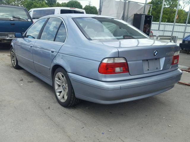 WBADT43493G030928 - 2003 BMW 525 I AUTO BLUE photo 3
