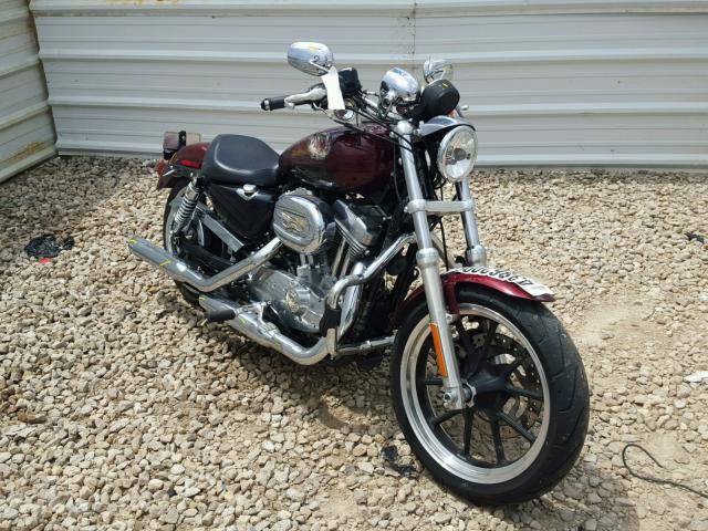 1HD4CR217FC438538 - 2015 HARLEY-DAVIDSON XL883 SUPE BURGUNDY photo 1