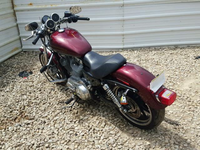 1HD4CR217FC438538 - 2015 HARLEY-DAVIDSON XL883 SUPE BURGUNDY photo 3