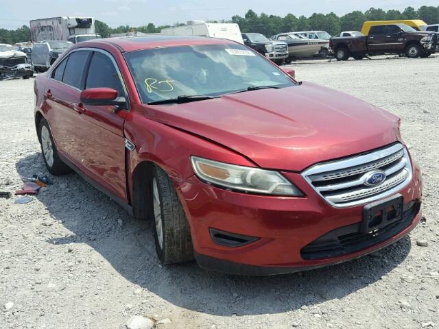 1FAHP2EW8AG145356 - 2010 FORD TAURUS SEL RED photo 1