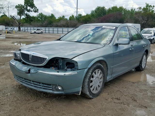 1LNHM86S65Y603215 - 2005 LINCOLN LS 青色 照片 2