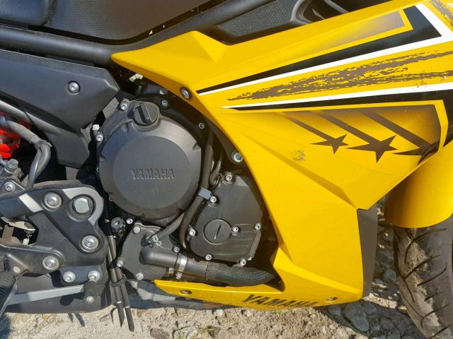 JYARJ18E59A004073 - 2009 YAMAHA FZ6 R YELLOW photo 7