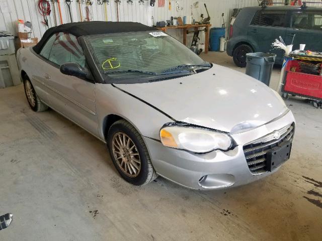 1C3EL55R96N200375 - 2006 CHRYSLER SEBRING TO SILVER photo 1