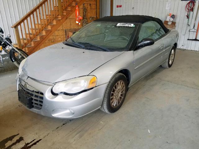 1C3EL55R96N200375 - 2006 CHRYSLER SEBRING TO SILVER photo 2